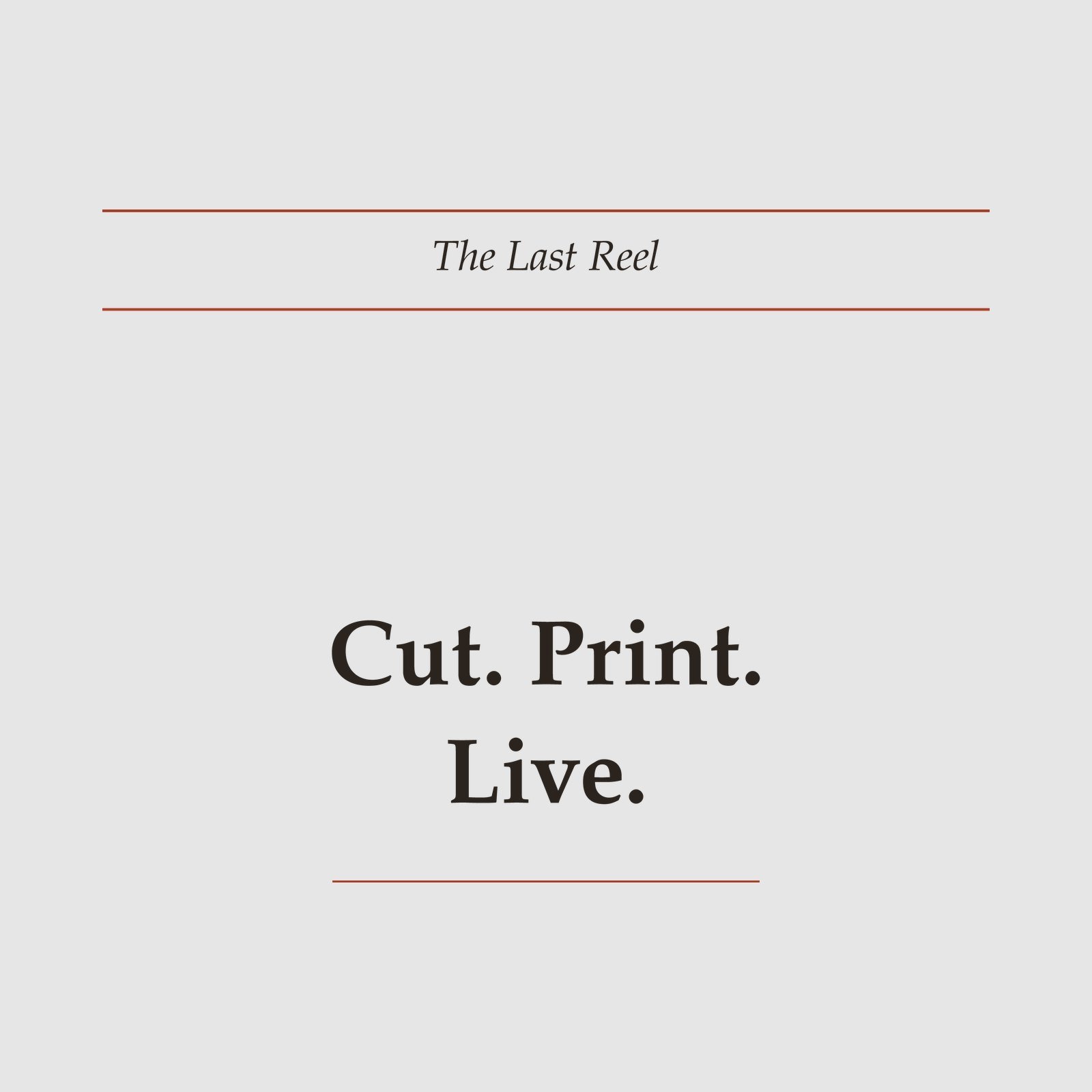Cut. Print. Live. Hoodie