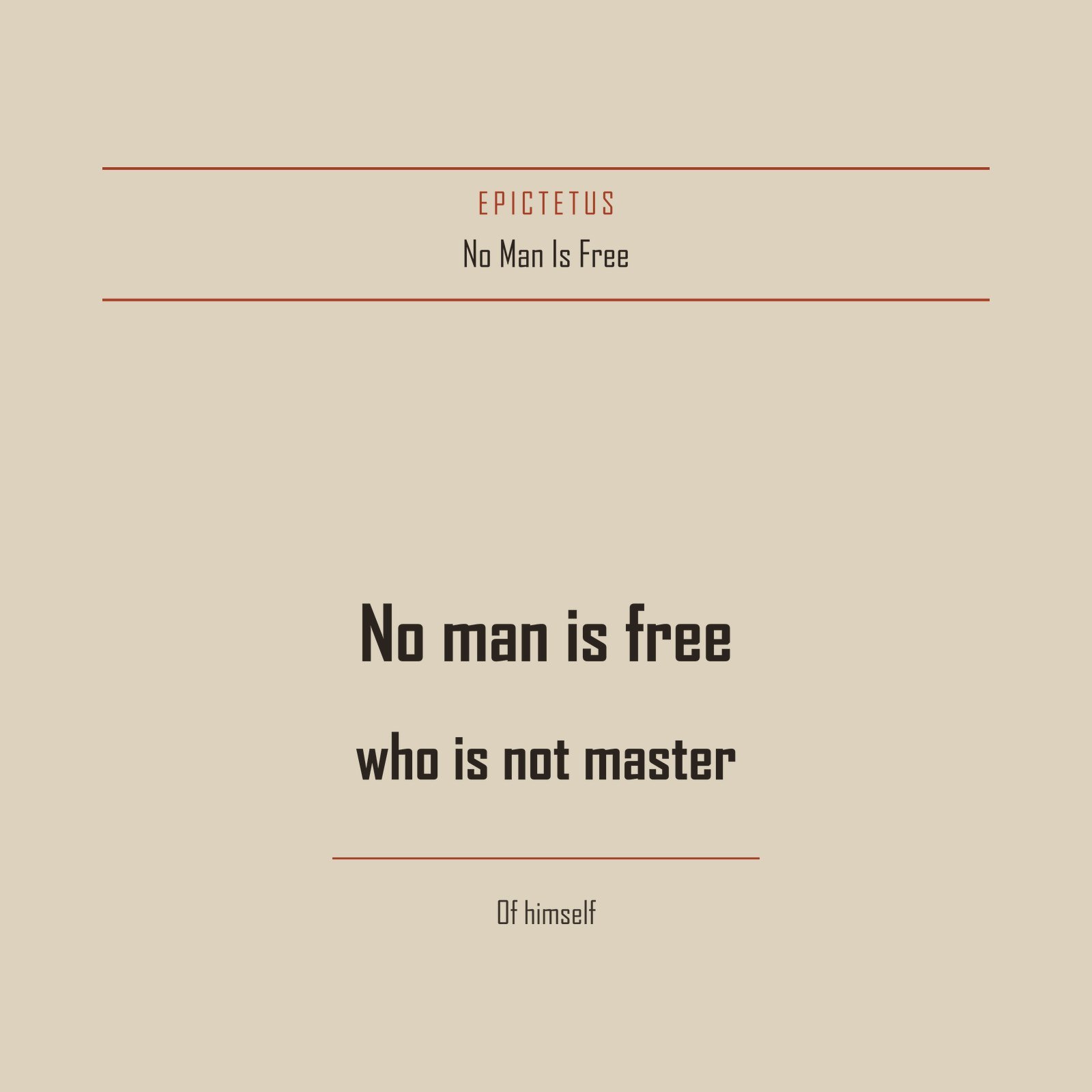 No Man Is Free Hoodie
