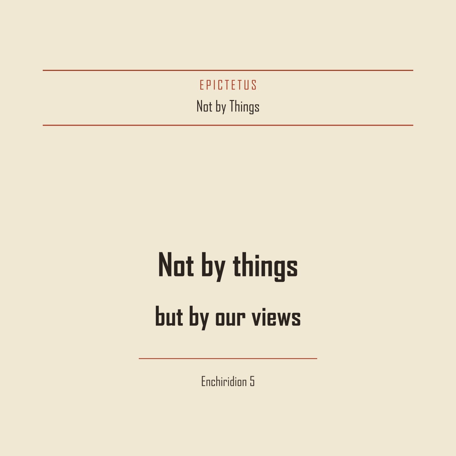 Not by Things Tee