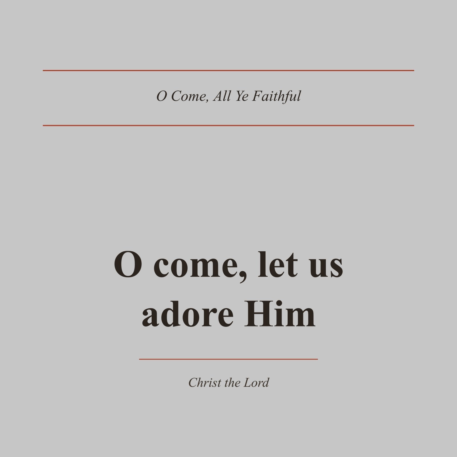 O Come, All Ye Faithful Hoodie