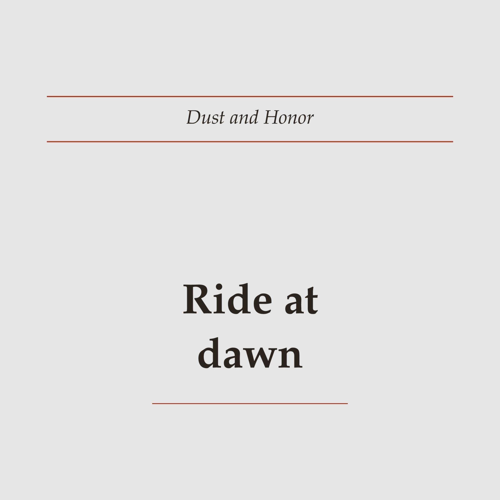 Ride at Dawn Hoodie