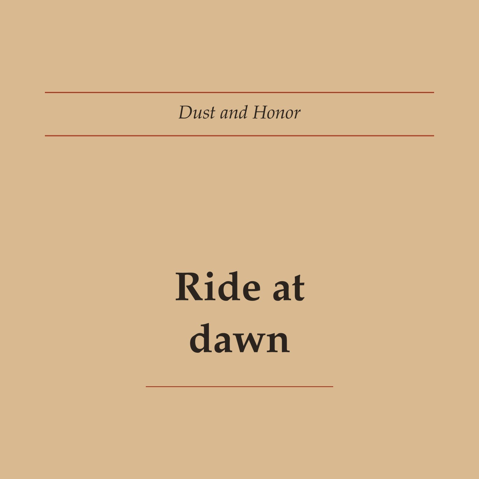 Ride at Dawn Tee