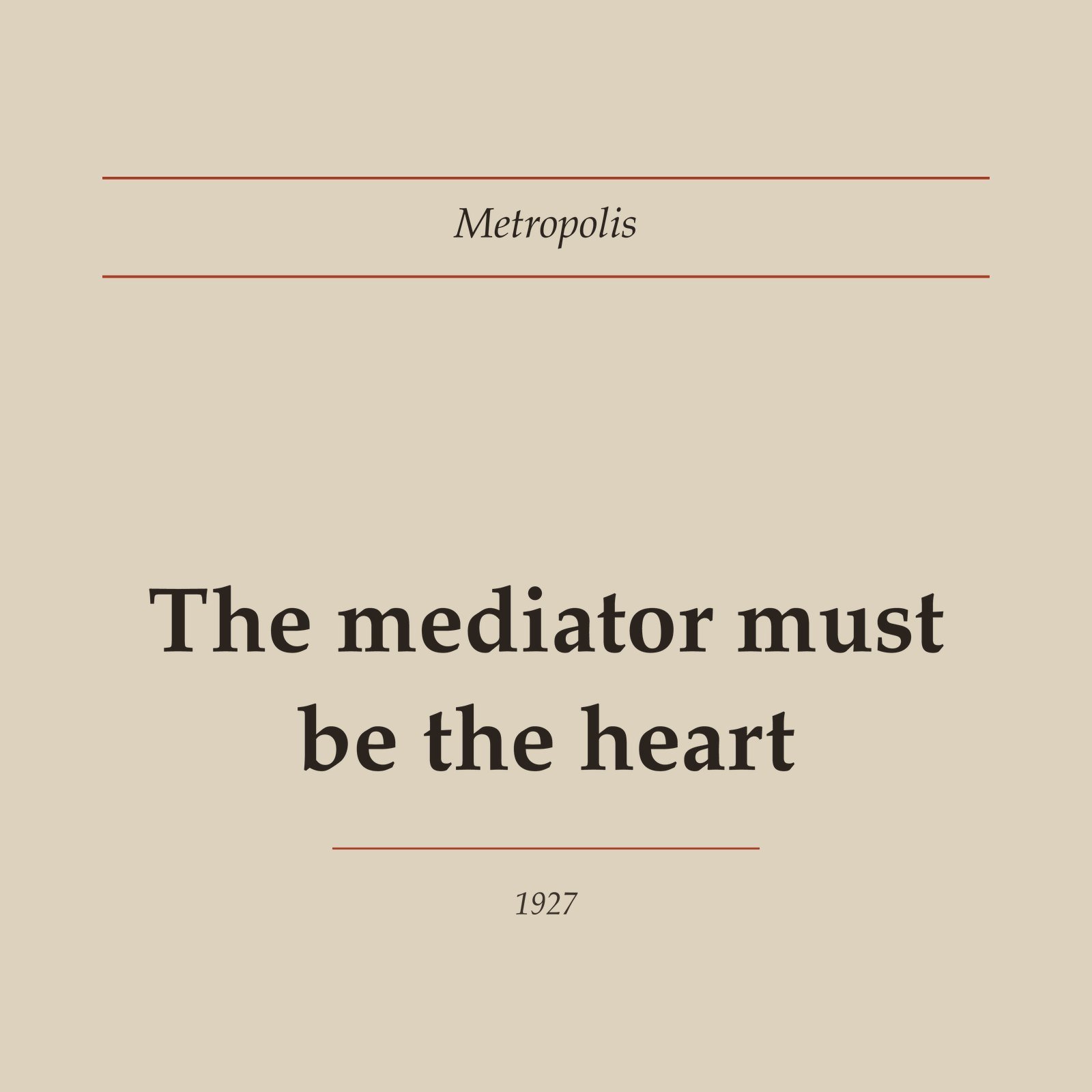 The Mediator Must Be the Heart Hoodie