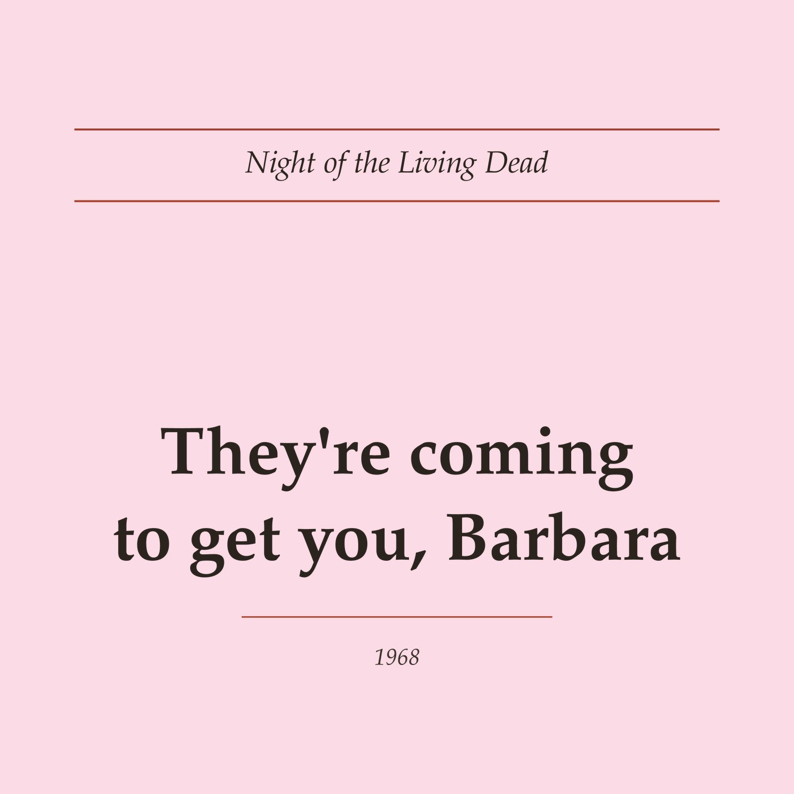 They're Coming to Get You, Barbara Hoodie