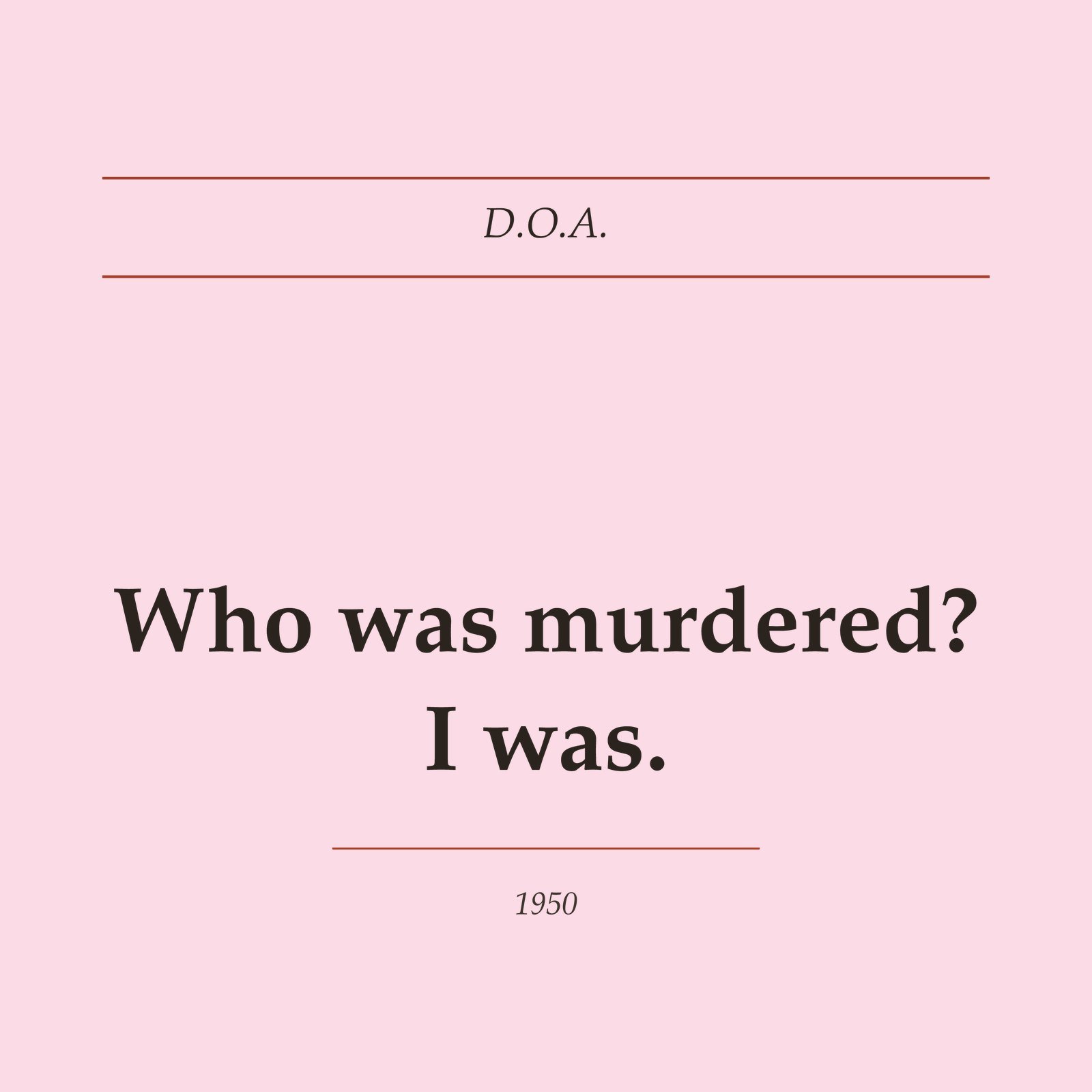 Who Was Murdered? I Was. Hoodie