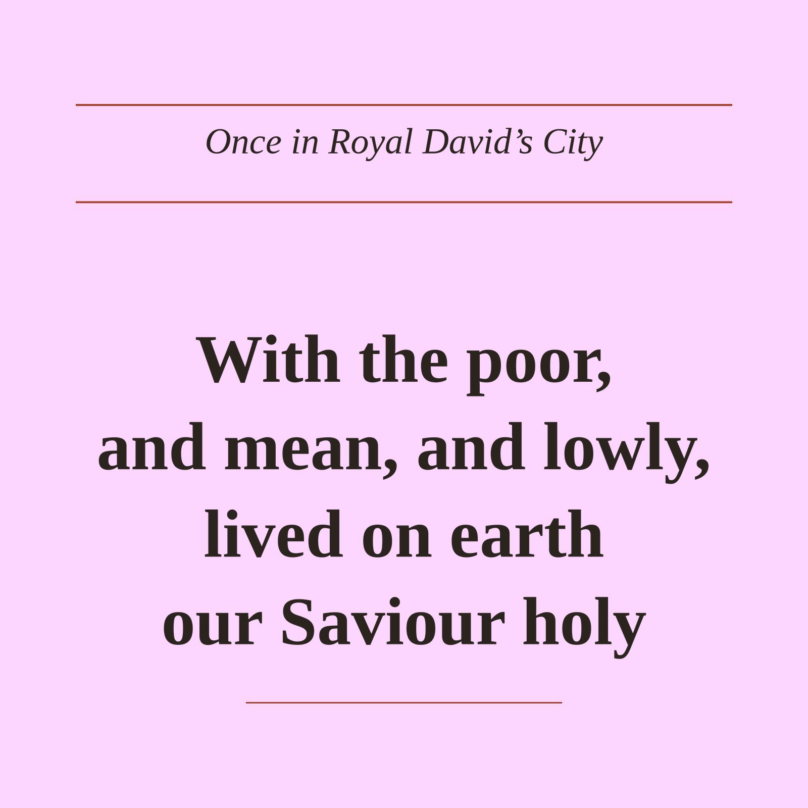With the Poor and Lowly Tee